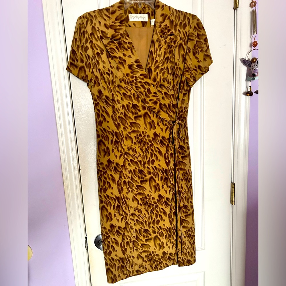 Dana Buchman Silk Wrap Dress
